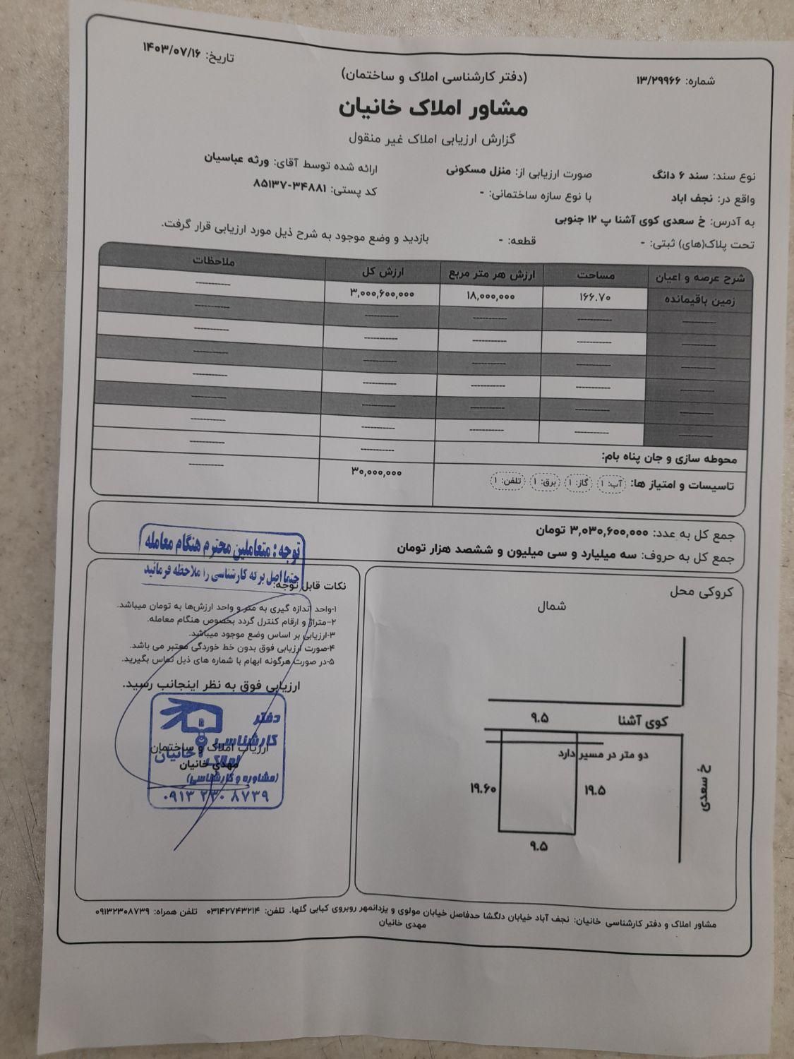 منزل هواری سند۶ دنگ غیر قابل معاوضه